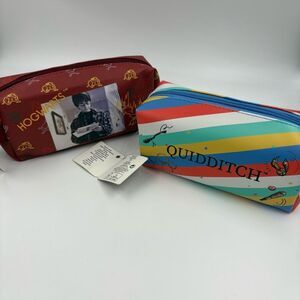 NWT Harry Potter Hogwarts Letter and Quidditch Pencil Cases